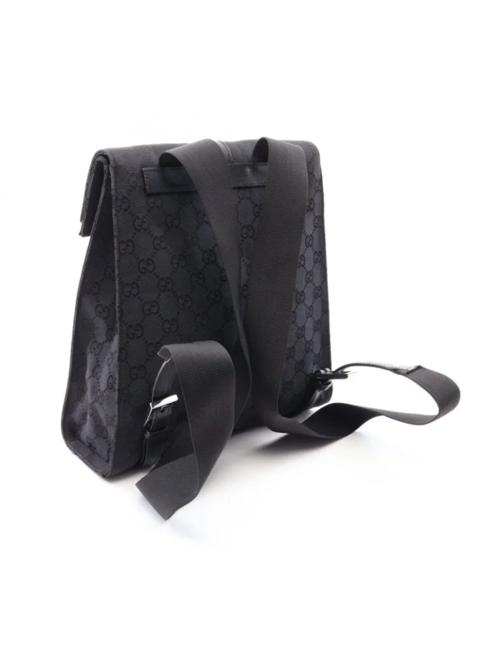 Gucci Backpack GG Canvas 003 Black Jackie